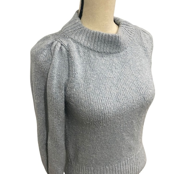 Maeve Anthropologie Women’s Blue Gray Cowl & Turtlenecks Sweater Size XS - Picture 2 of 14
